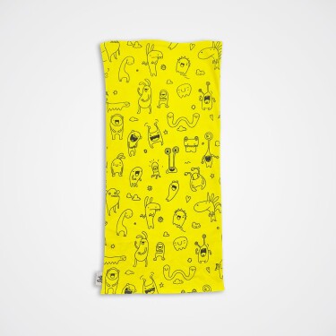ECOwli Buff 25x45 cm Monster Sarı - ECOwli