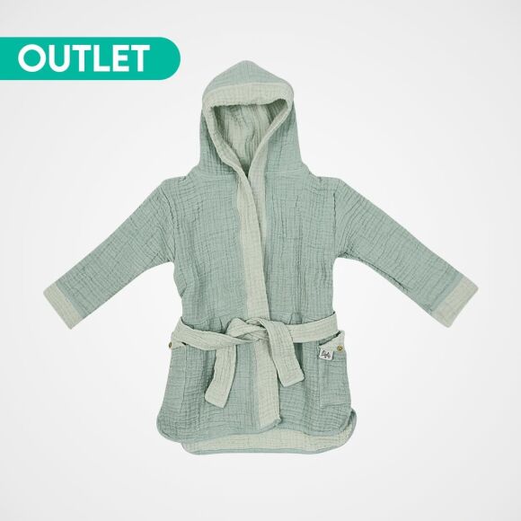 Outlet Owli 4 Kat Müslin Bornoz - 1