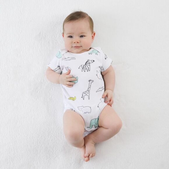 Owli Bebek Body Kısa Kol Zoo Zoo - 1