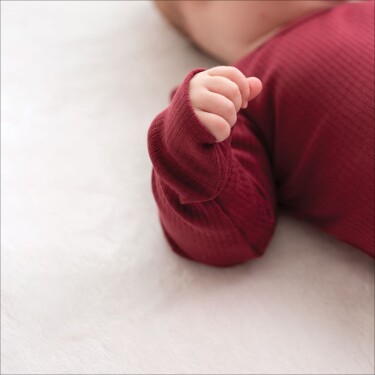 Owli CozyBlend Modal Bebek Takım Bordo - 4