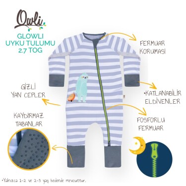 Owli Glowli Uyku Tulumu 2.7 Tog Sloth - Owli (1)