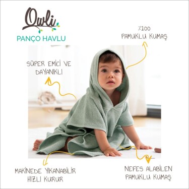 Owli Panço Havlu Mint Yeşili - Owli (1)