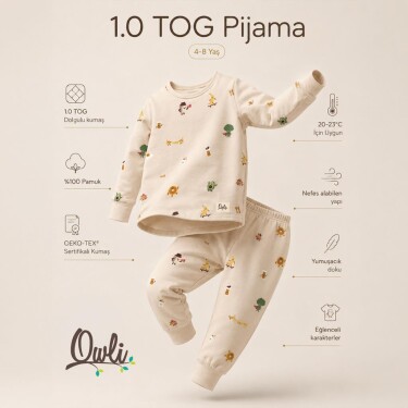 Owli Pijama Takımı 1.0 Tog Brekky - Owli (1)