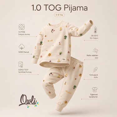 Owli Pijama Takımı 1.0 Tog Brekky - Owli (1)