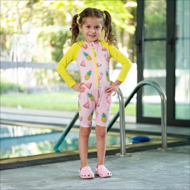 Owli SunSafe UV Korumalı Swimsuit Mayo Flamingo 