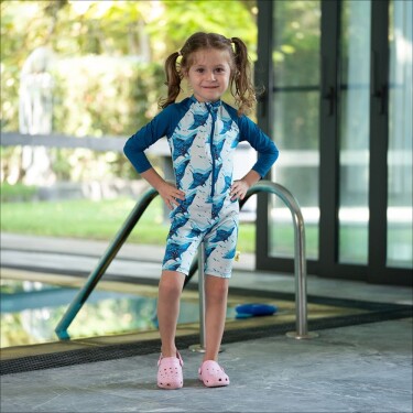 Owli SunSafe UV Korumalı Swimsuit Mayo Manta Ray - 1
