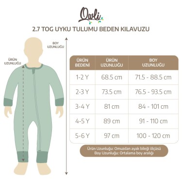 Owli Uyku Tulumu 2.7 Tog Charm - 7
